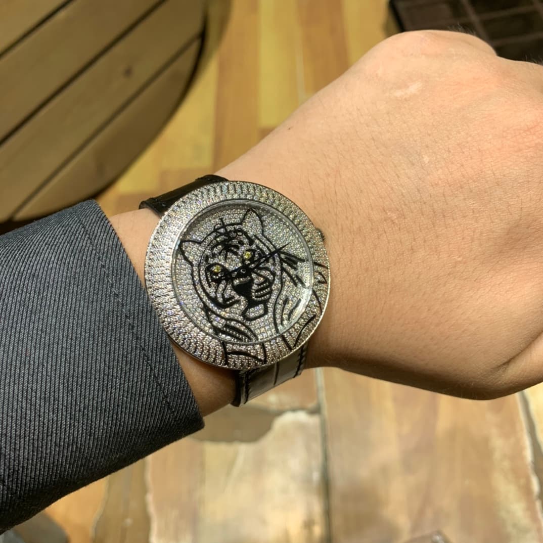 Luxury Watch Blue Belt