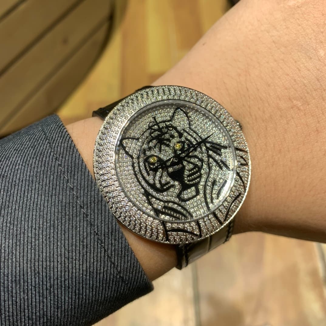 Luxury Watch Blue Belt