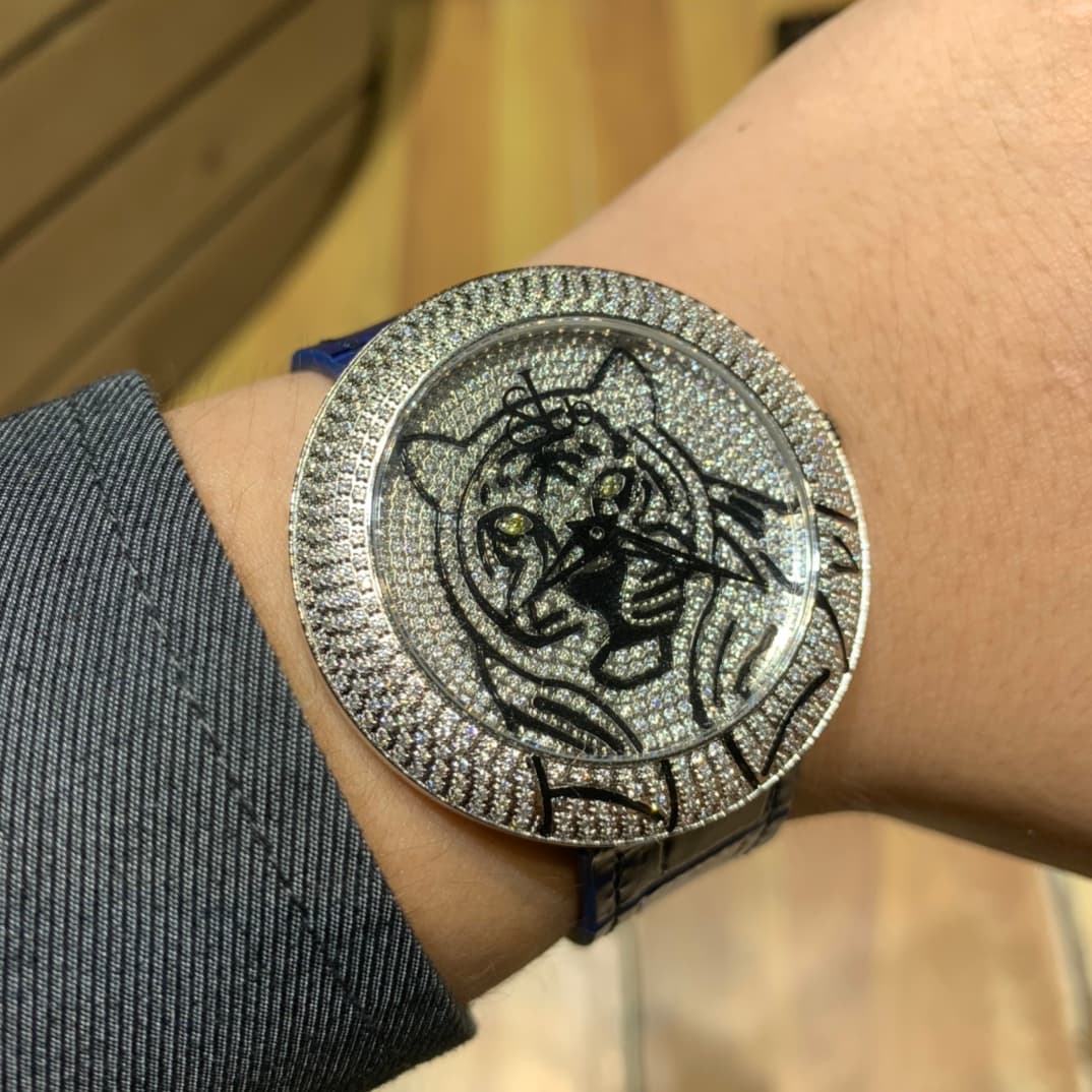 Luxury Watch Blue Belt