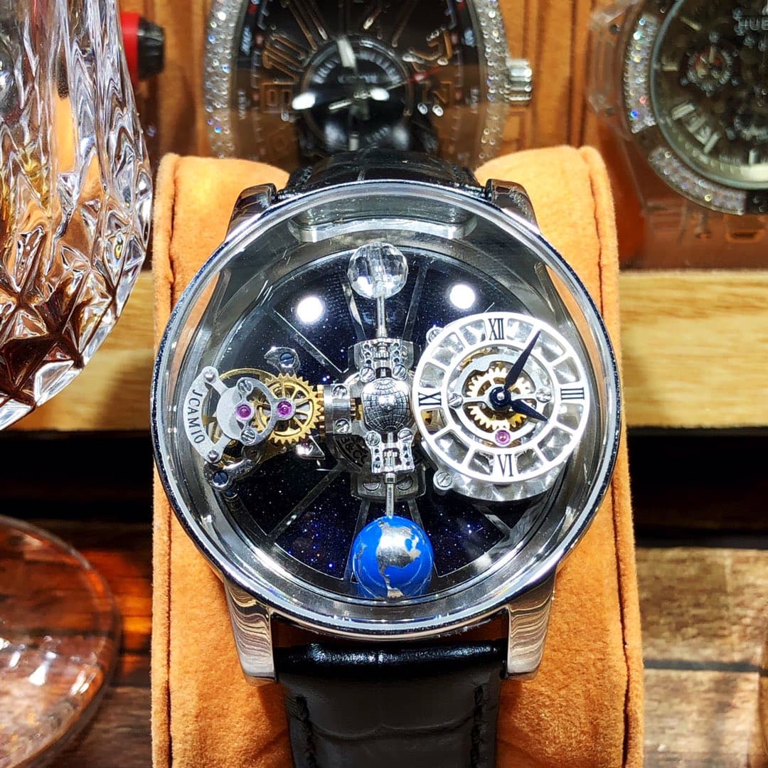 Luxury Watch Black Bag