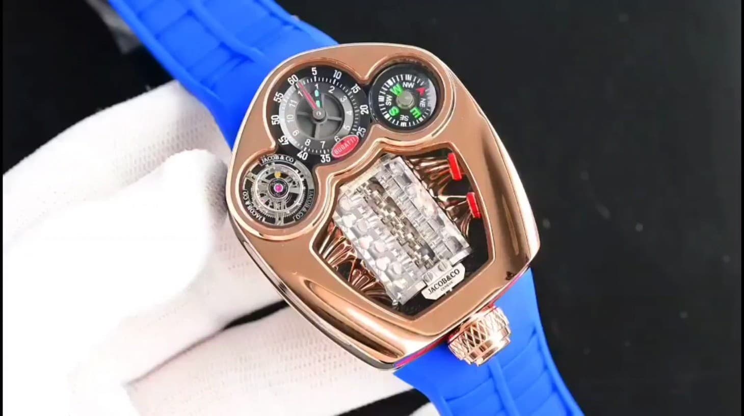 Luxury Brand Black Watch V16