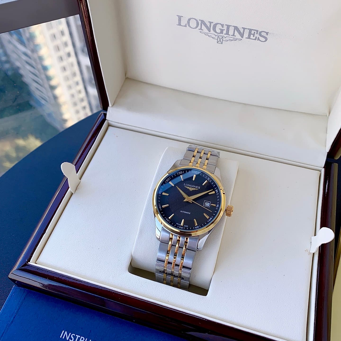 Longines White Watch