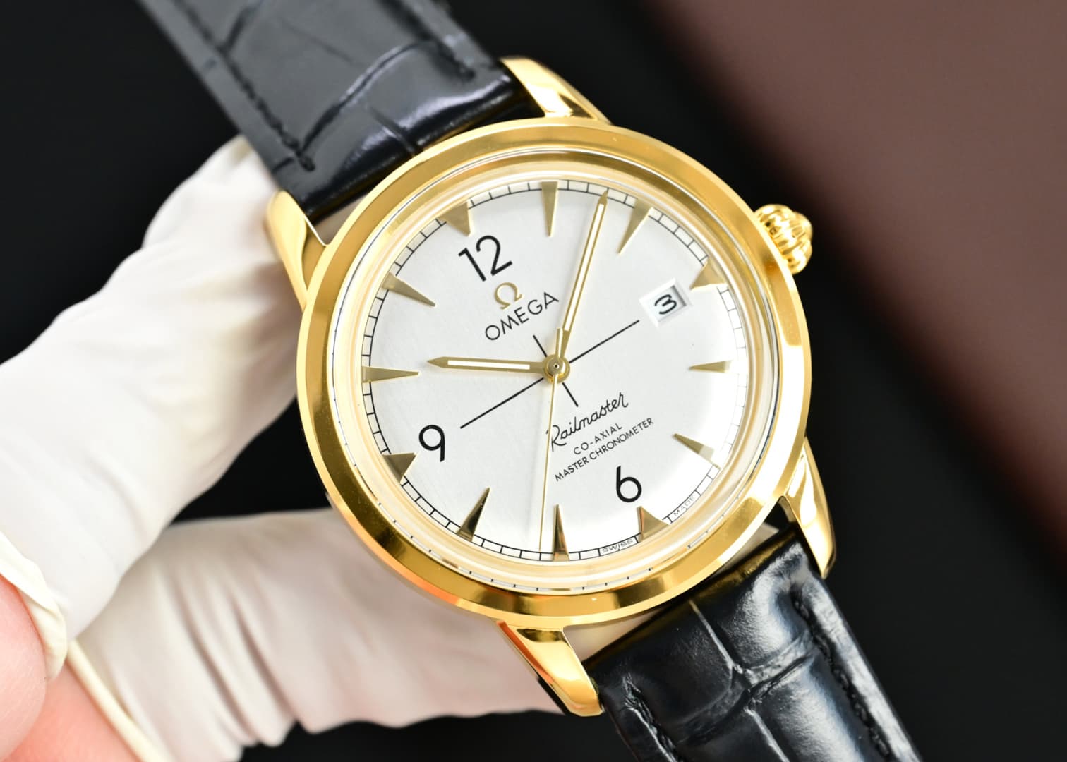 Omega Cream Watch