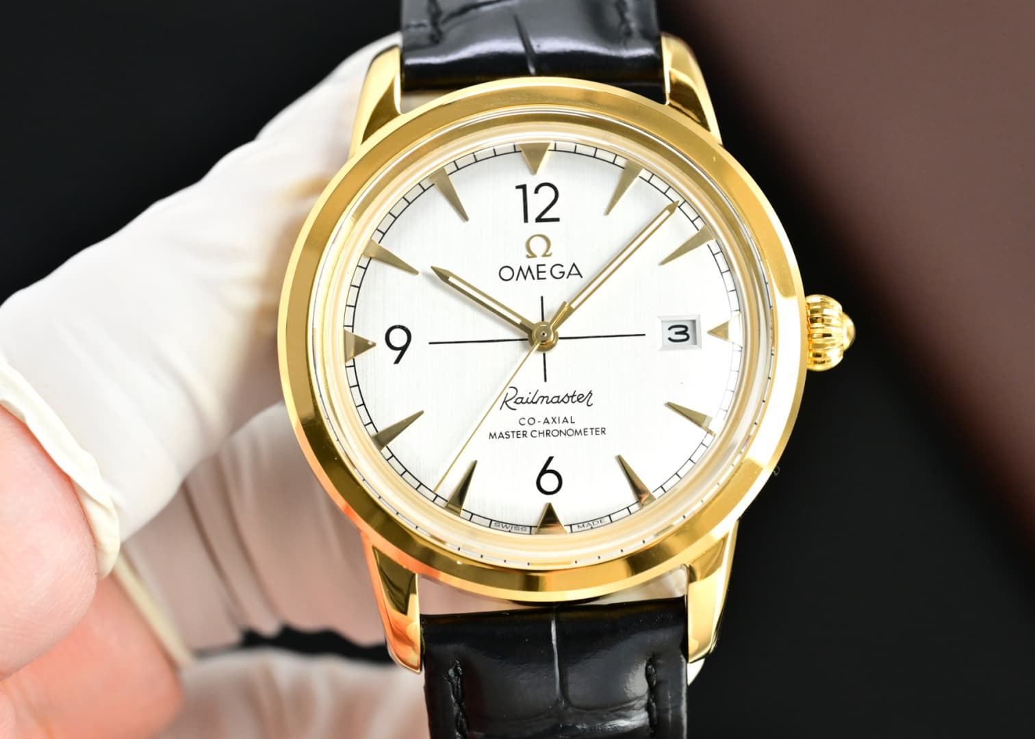 Omega Cream Watch