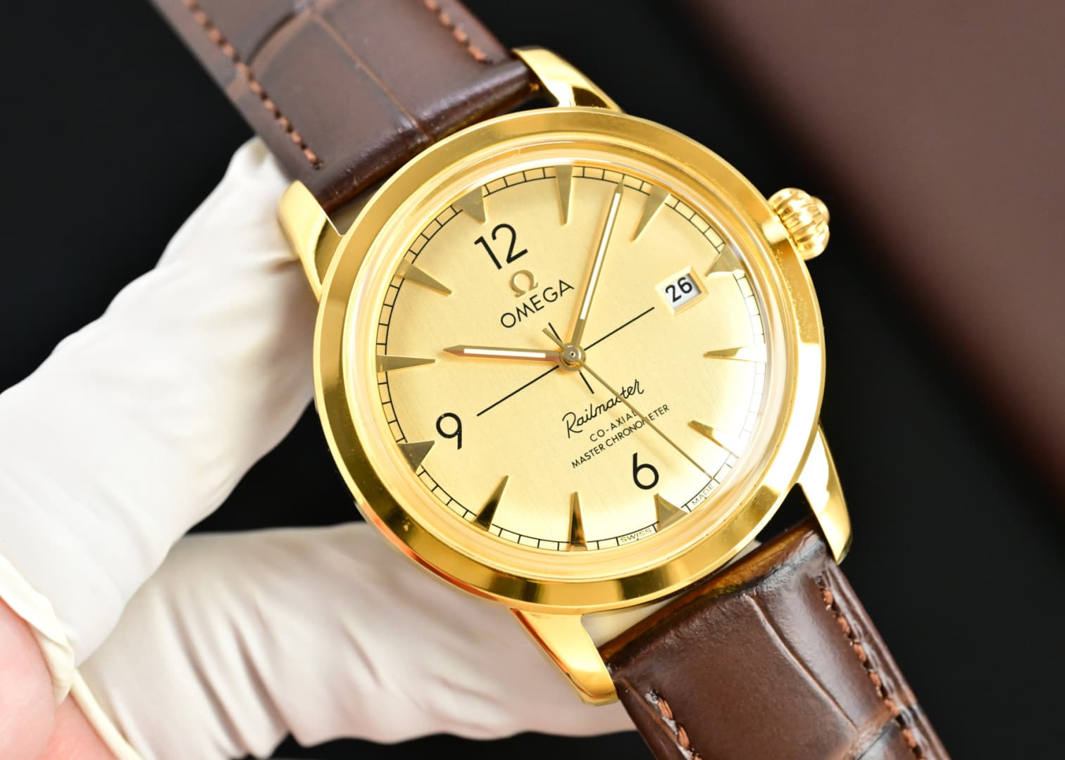 Omega Cream Watch