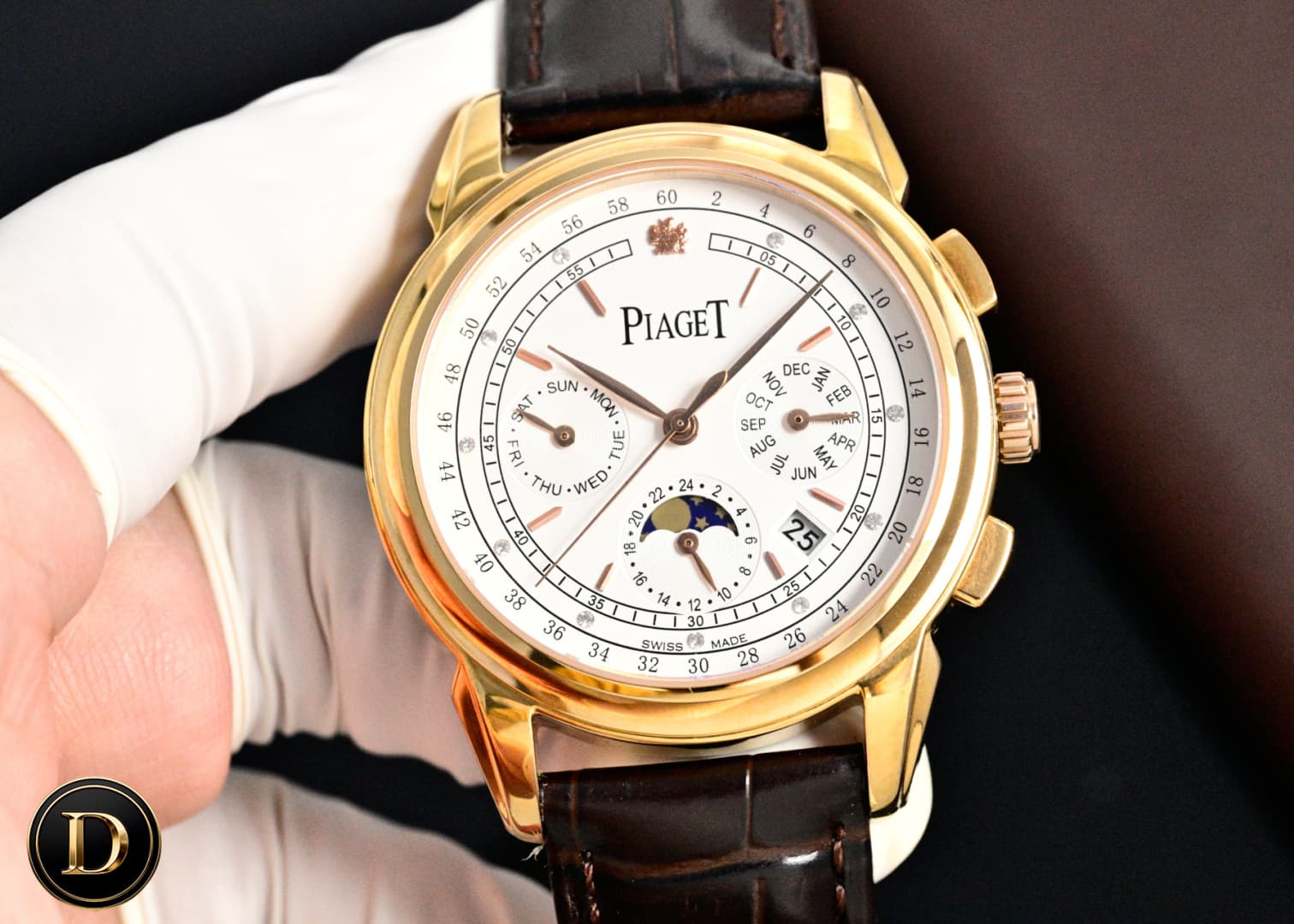 Luxury Watch Cream Watch