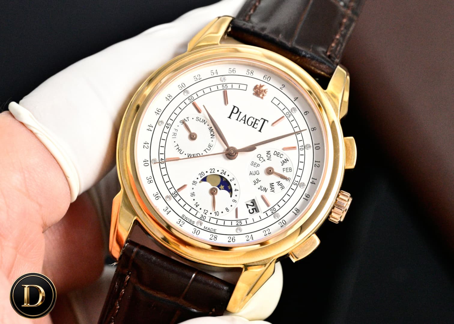 Luxury Watch Cream Watch