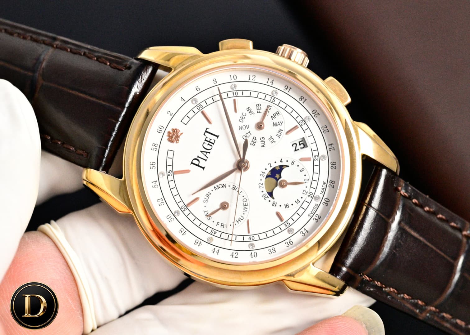 Luxury Watch Cream Watch