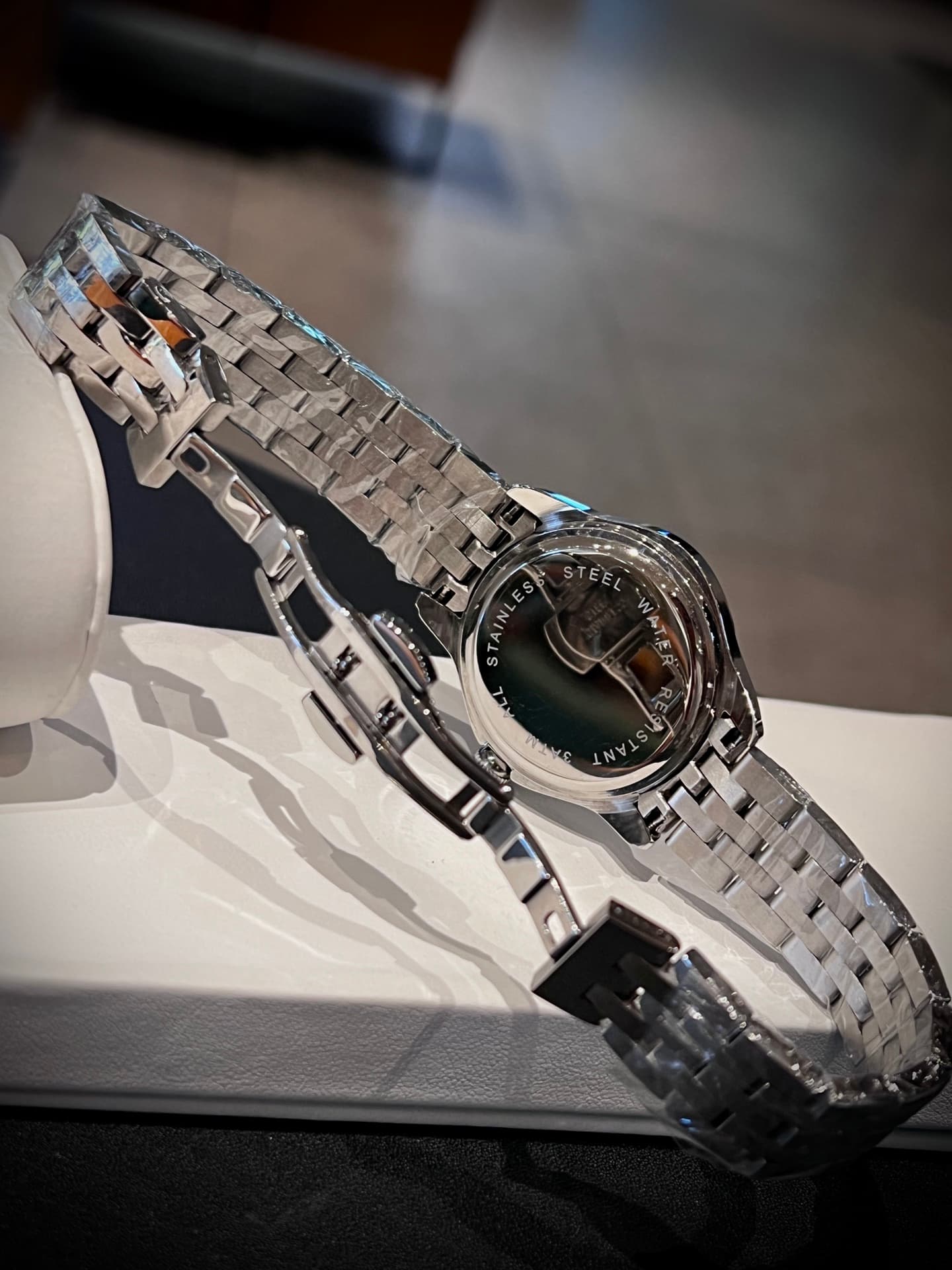 Omega White Watch