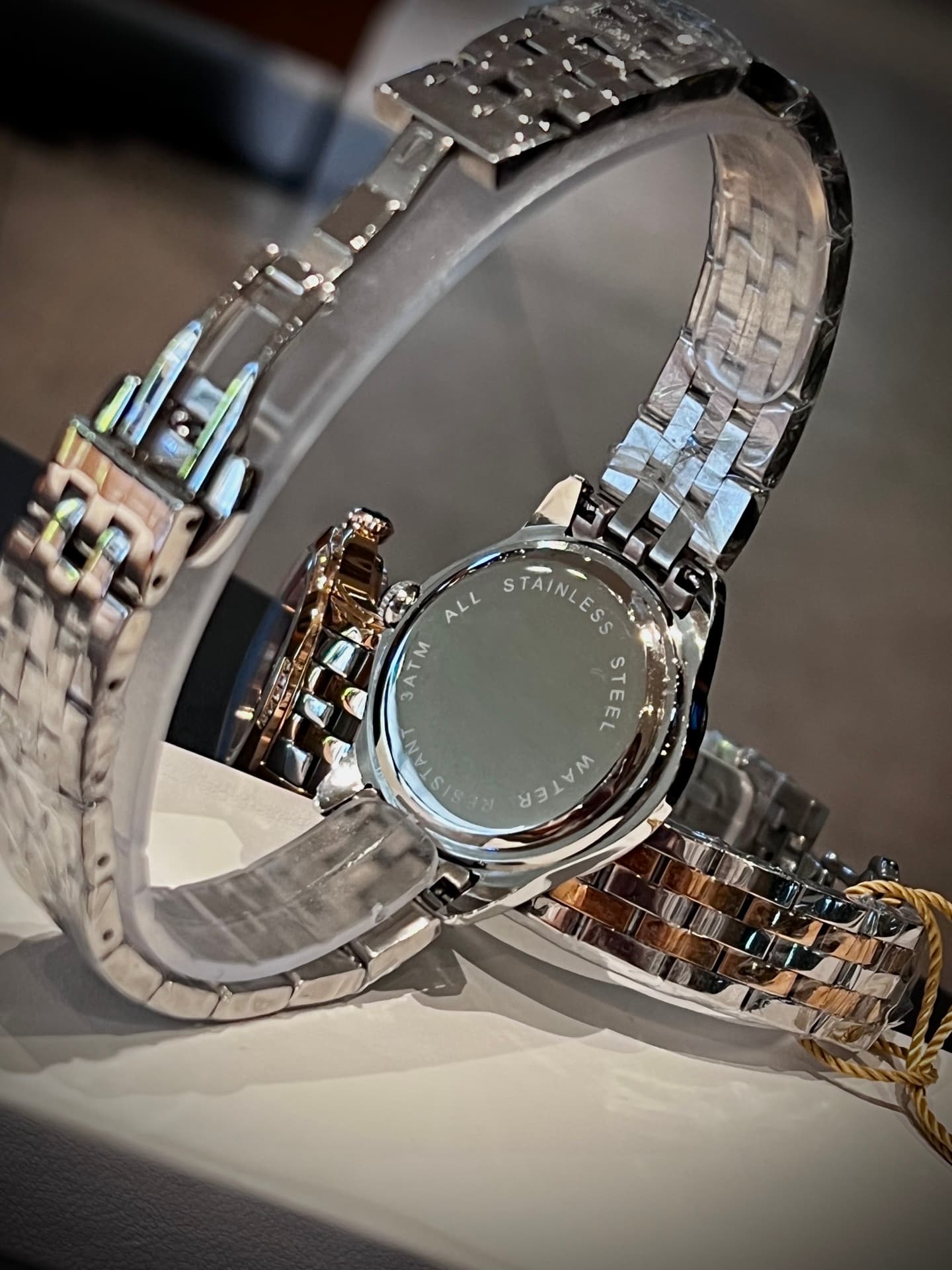 Omega White Watch