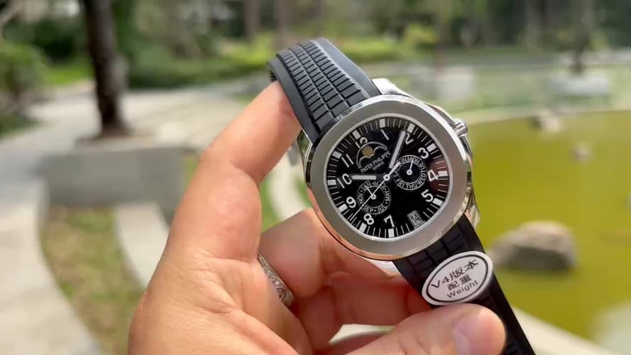 Patek Philippe White Watch Au750