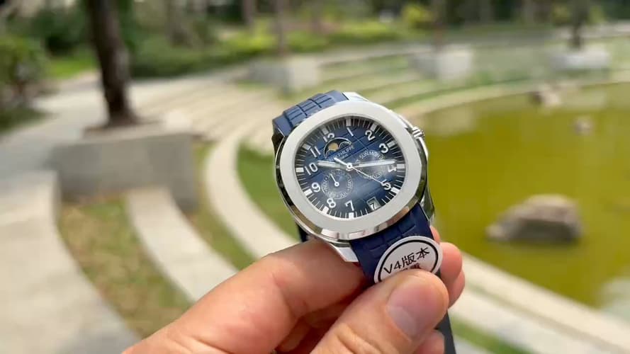 Patek Philippe White Watch Au750
