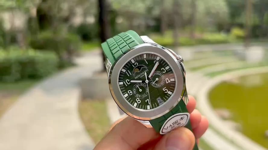 Patek Philippe White Watch Au750