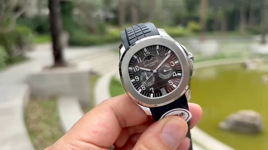 Patek Philippe White Watch Au750