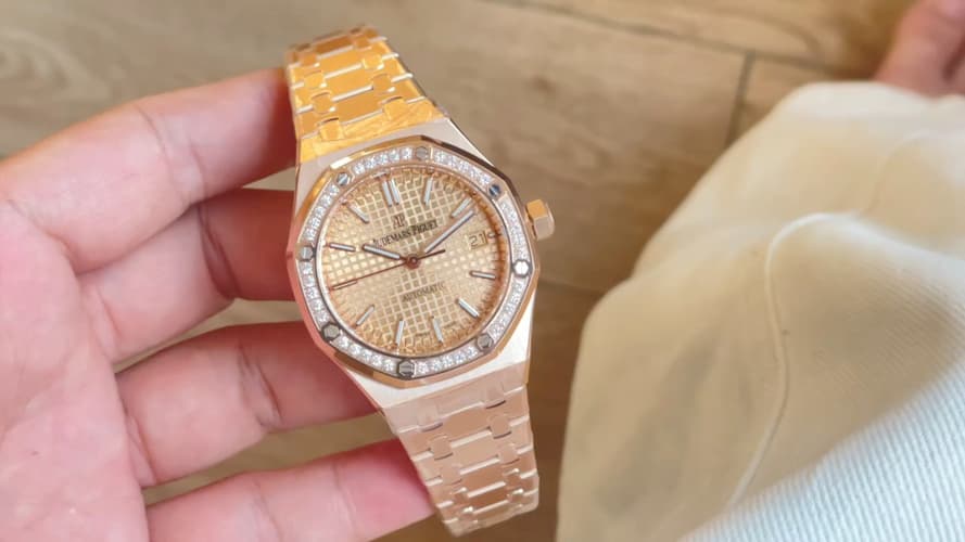 Luxury Brand Gold Watch