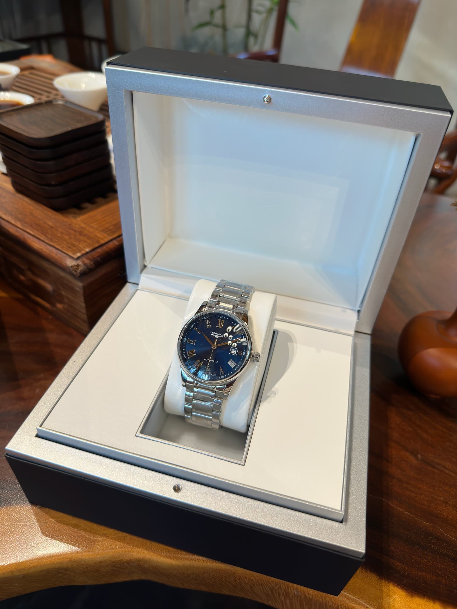 Longines White Watch