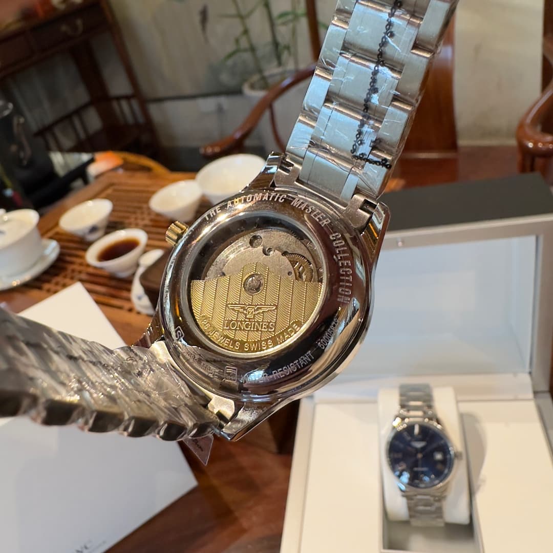 Longines White Watch