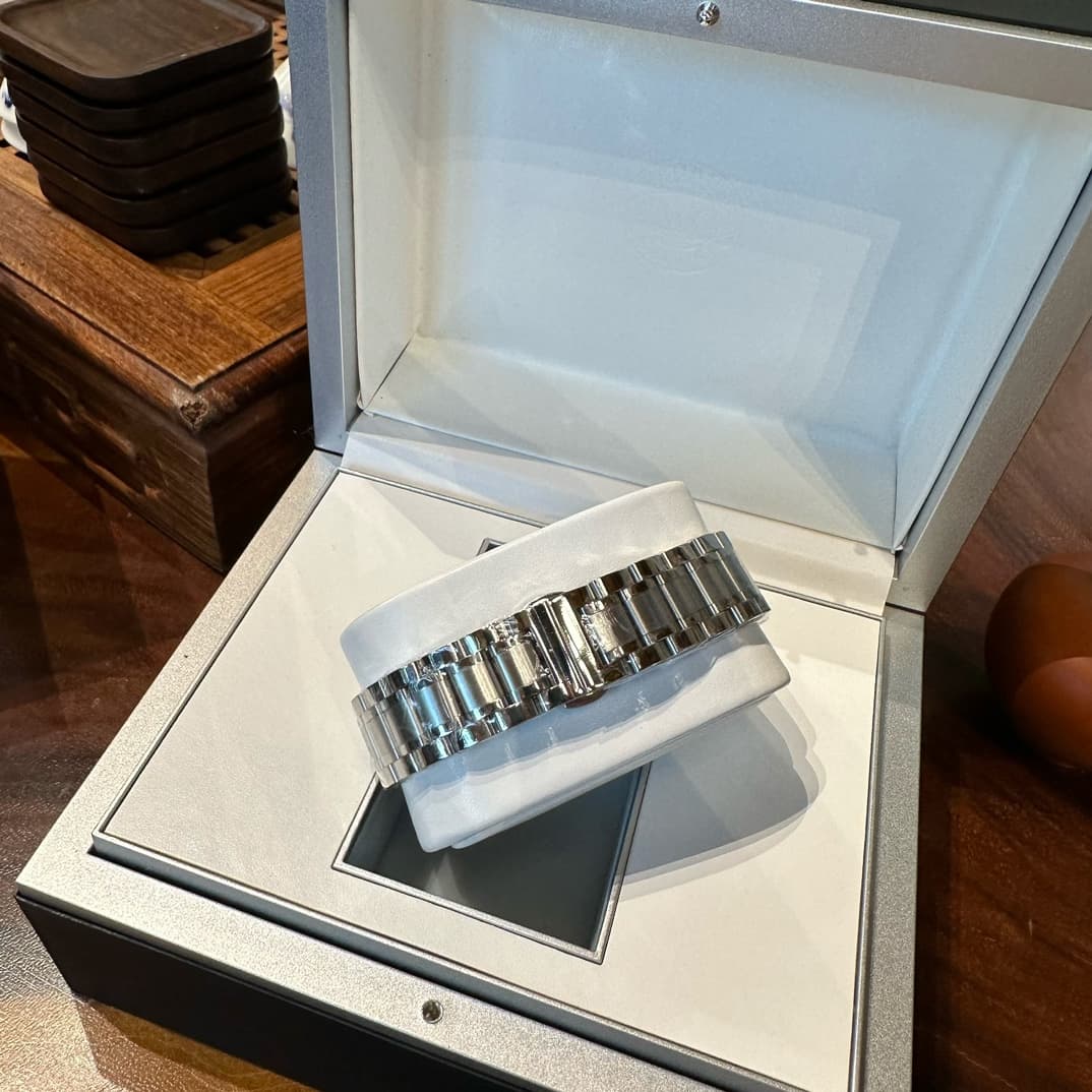 Longines White Watch
