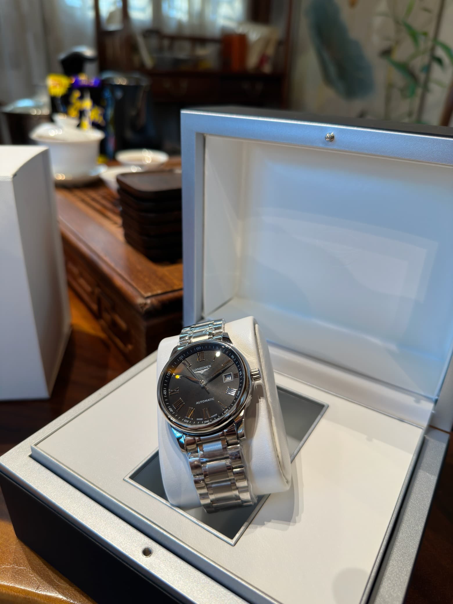 Longines White Watch