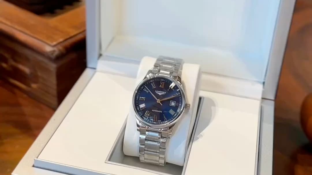 Longines White Watch