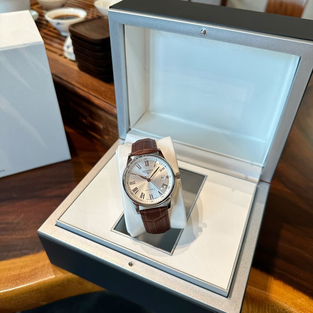 Longines White Watch