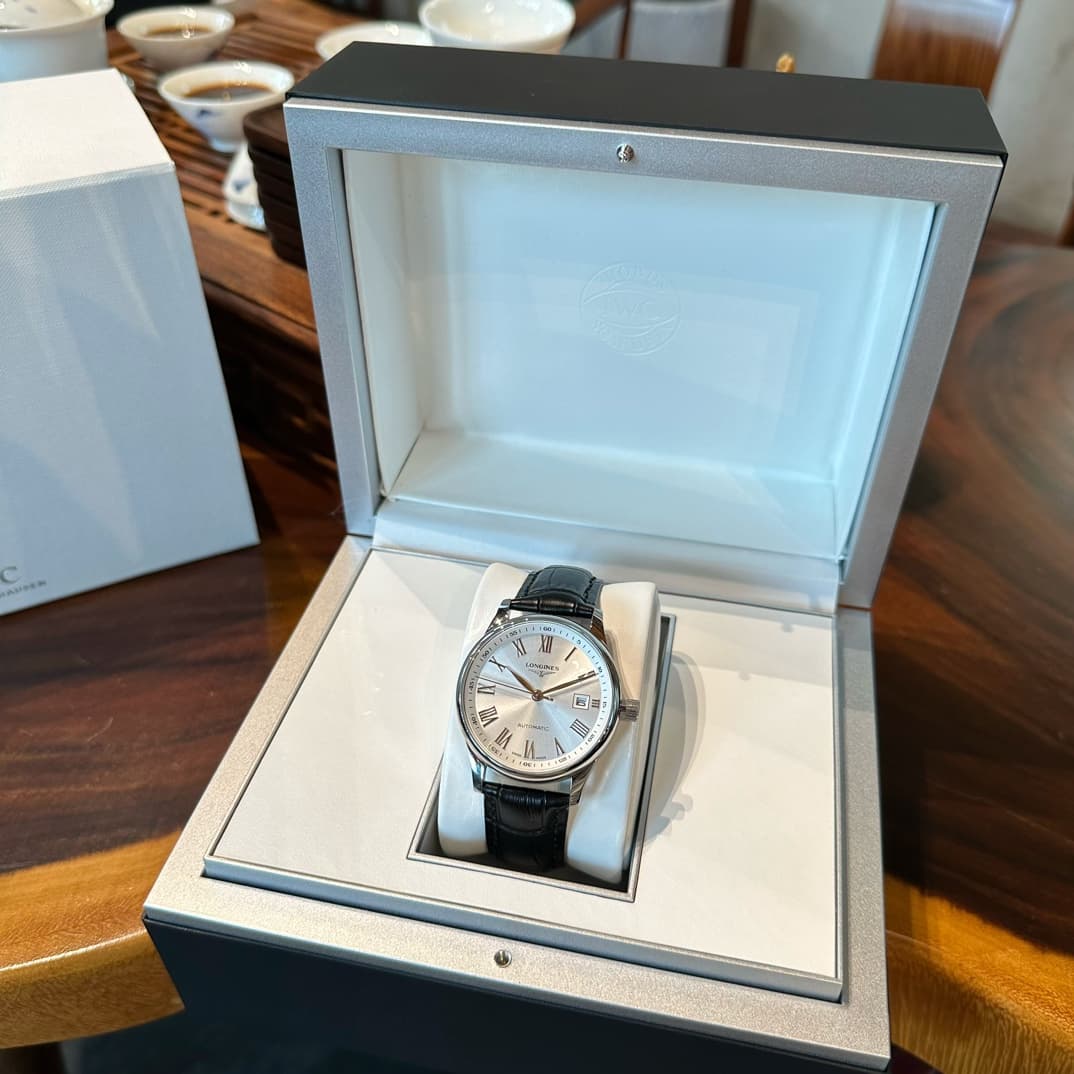 Longines White Watch