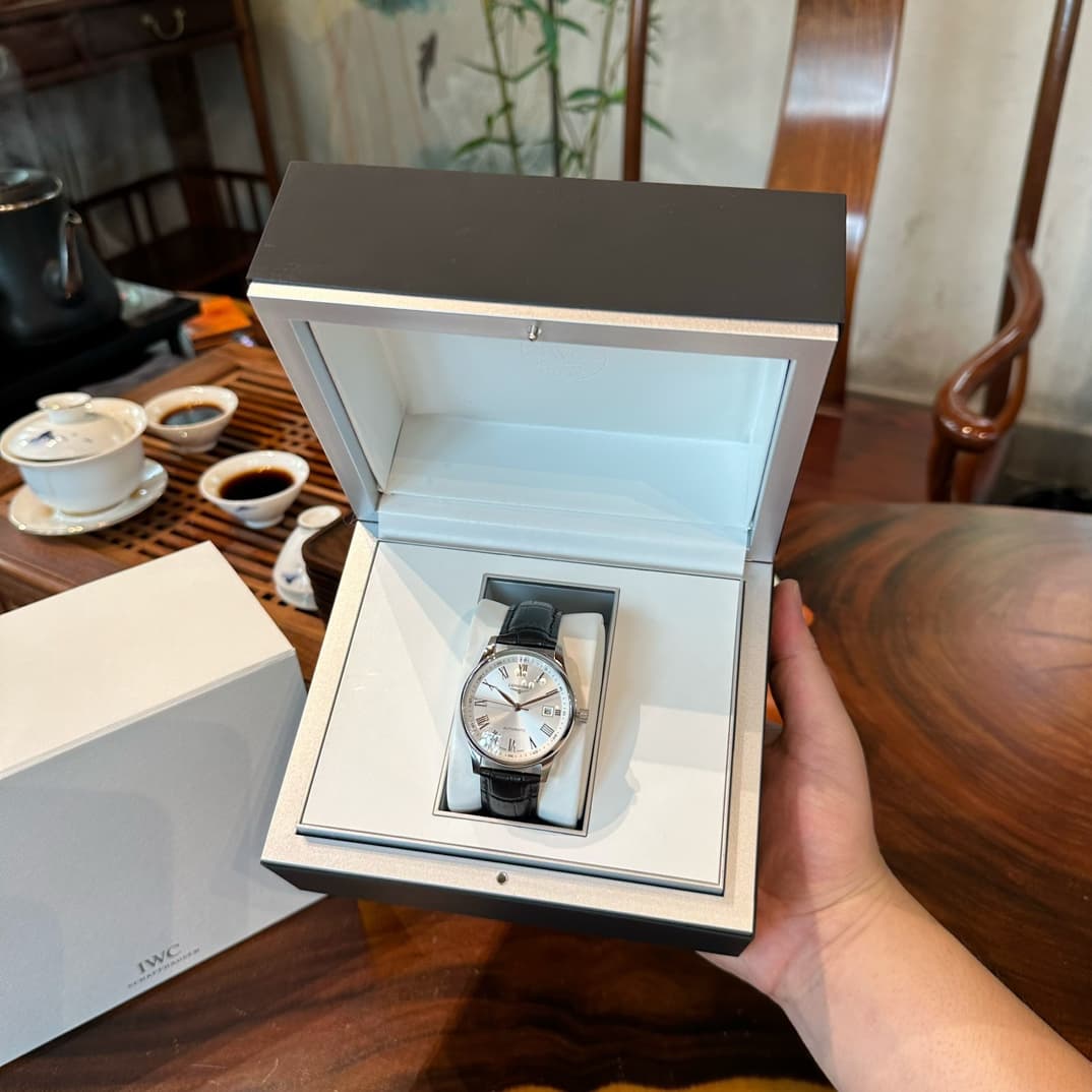 Longines White Watch