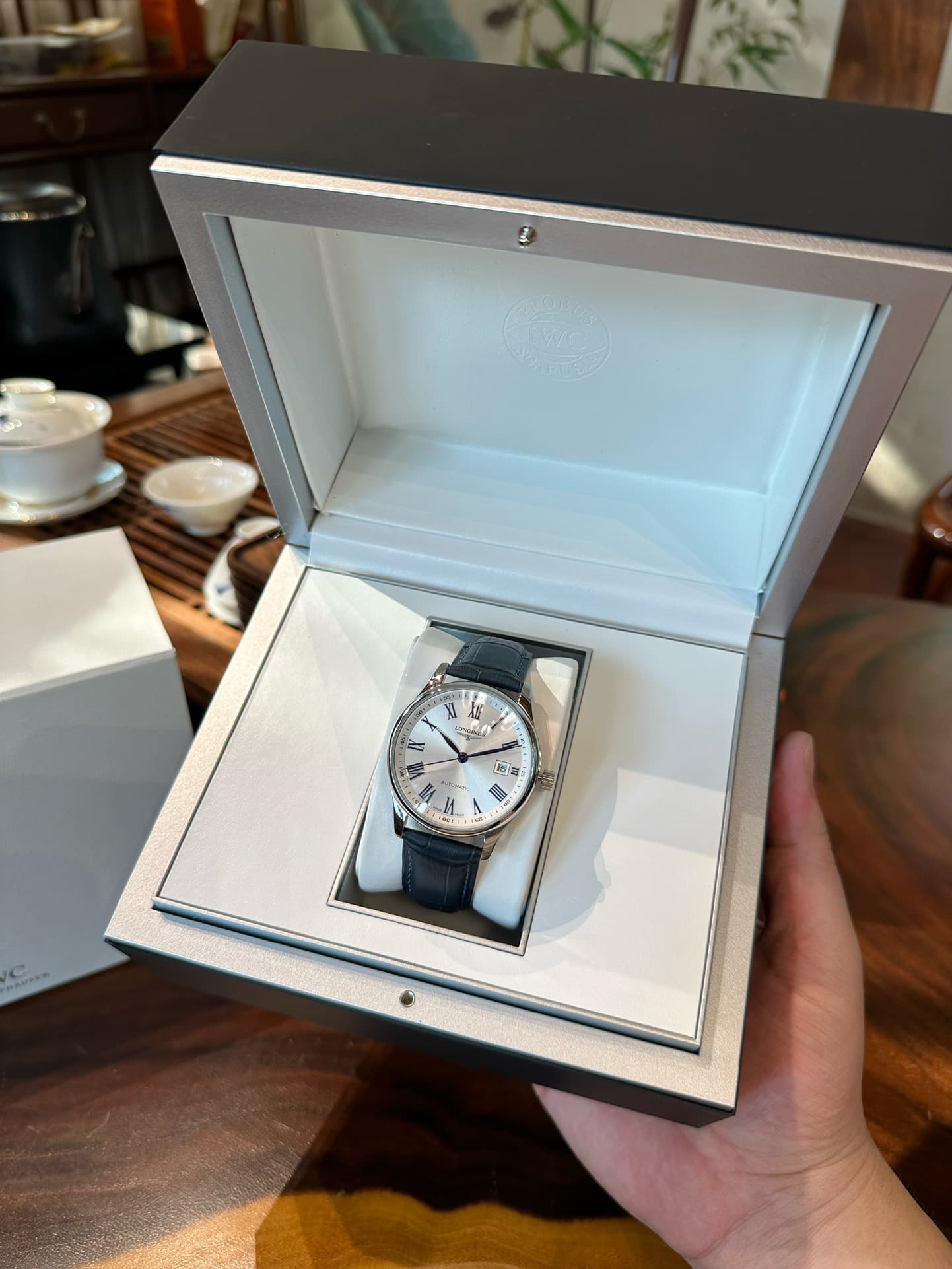 Longines White Watch