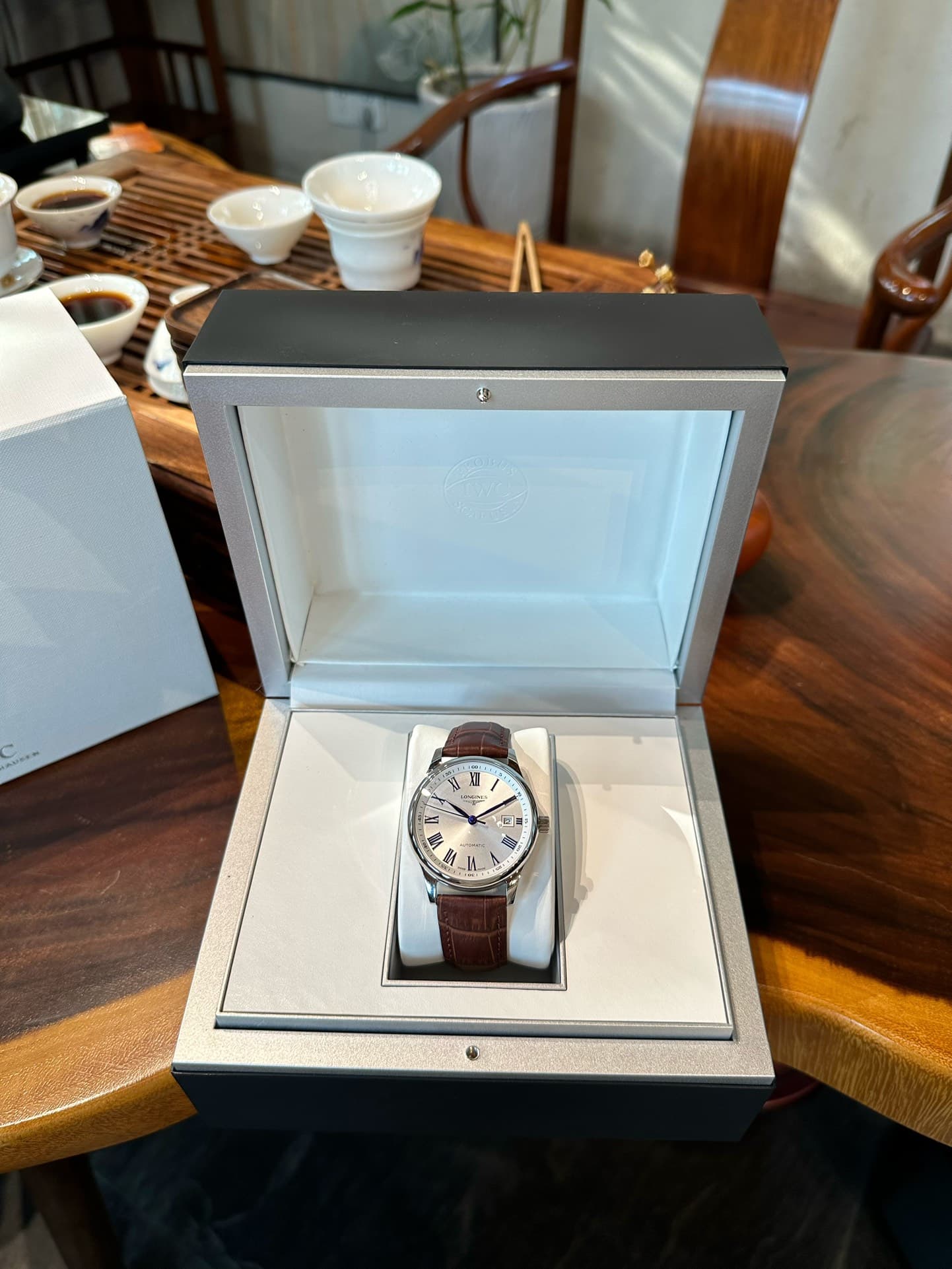 Longines White Watch