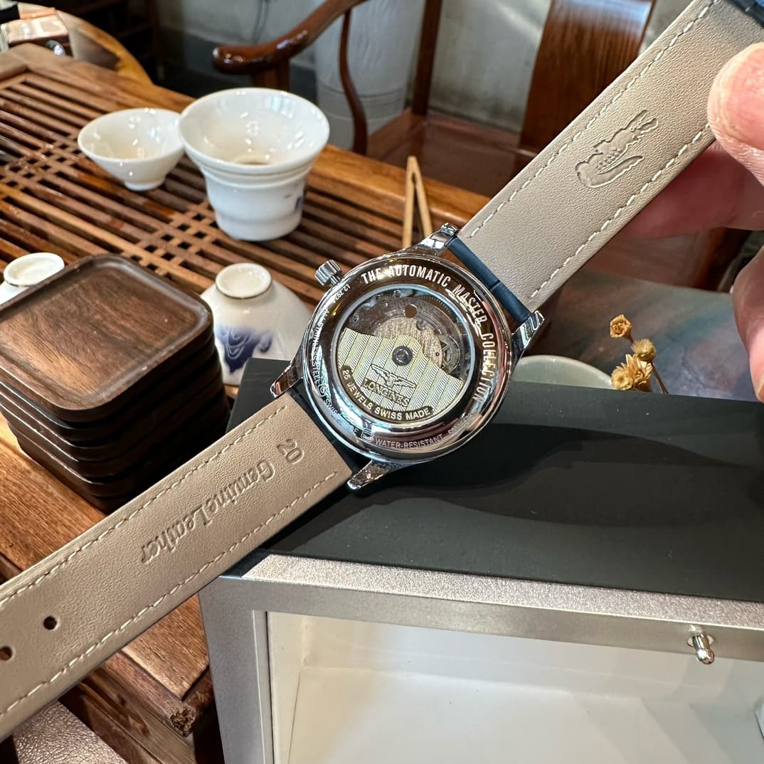 Longines White Watch