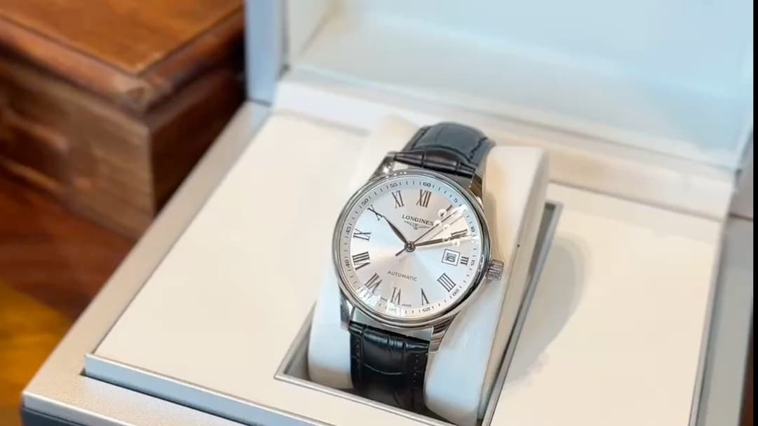 Longines White Watch