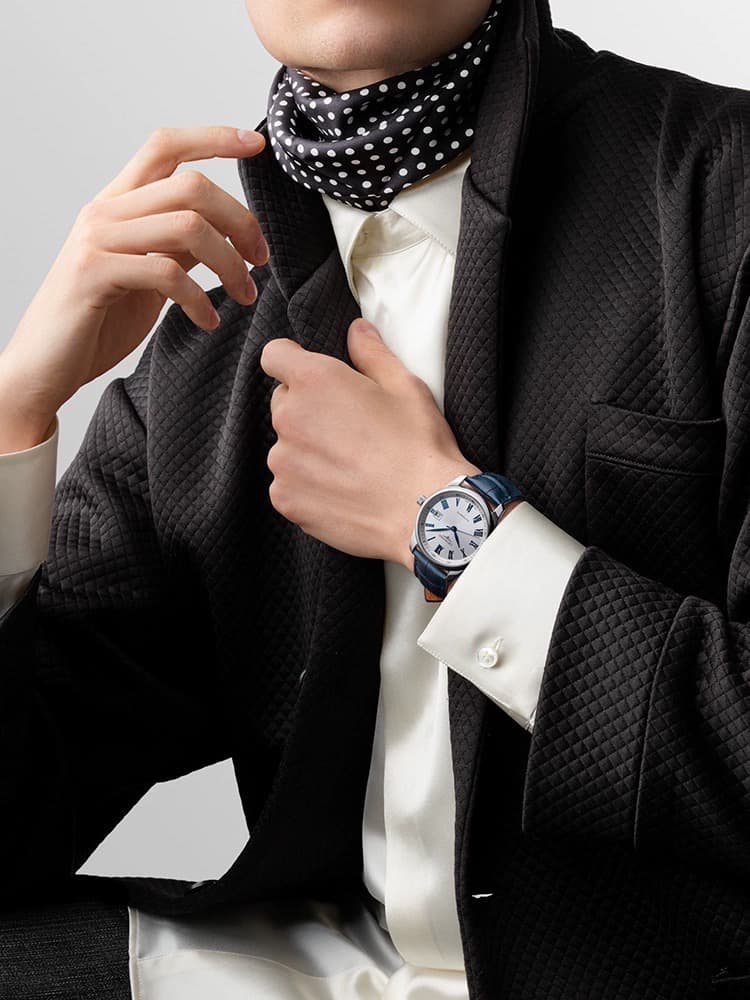 Longines White Watch