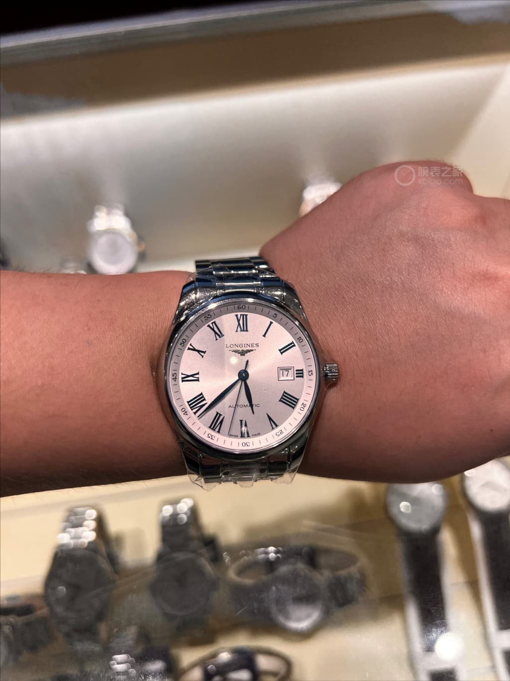 Longines White Watch