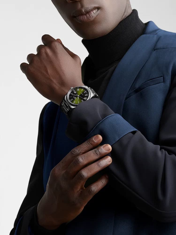 Longines White Watch