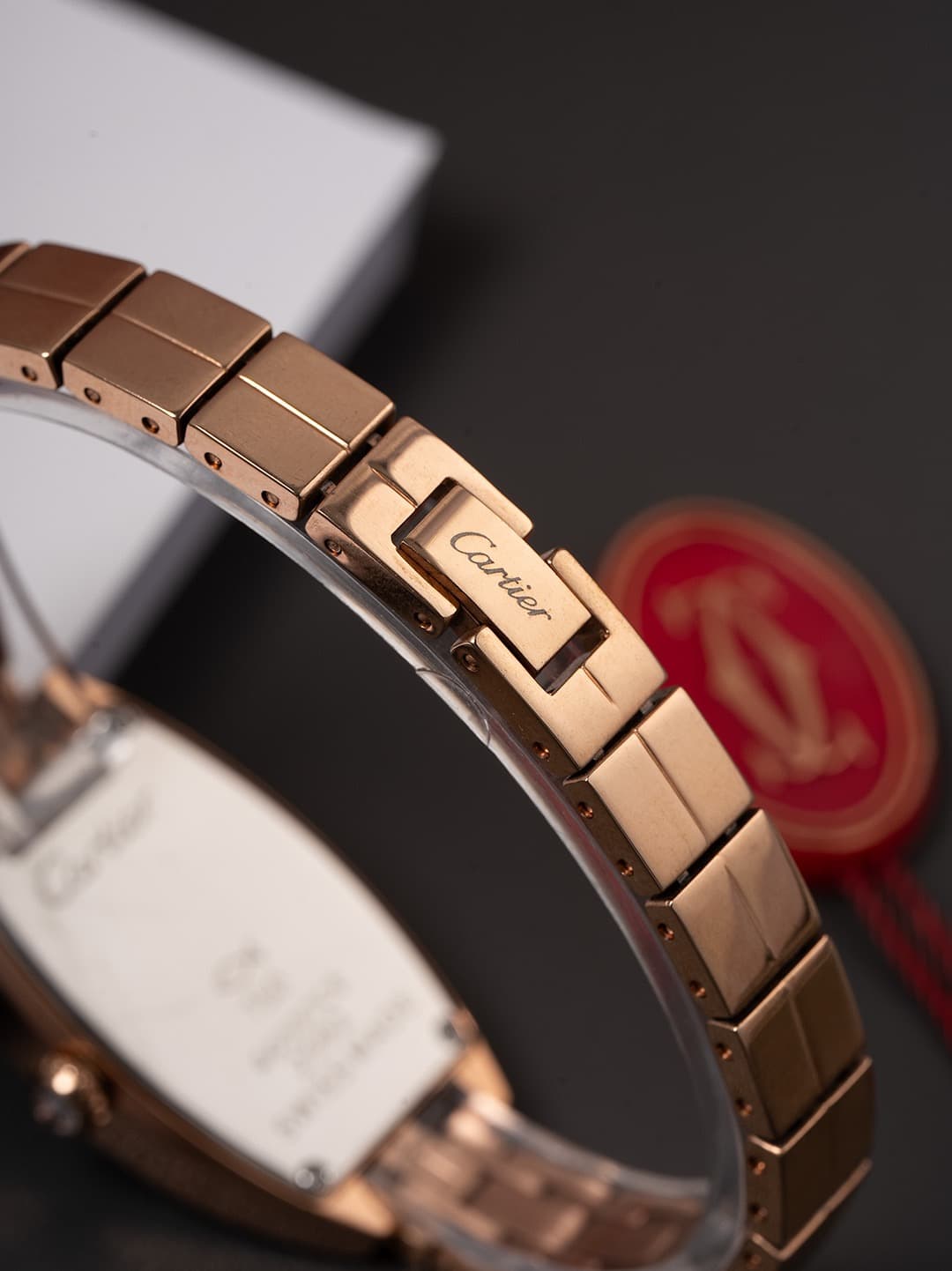 Cartier White Mini Watch