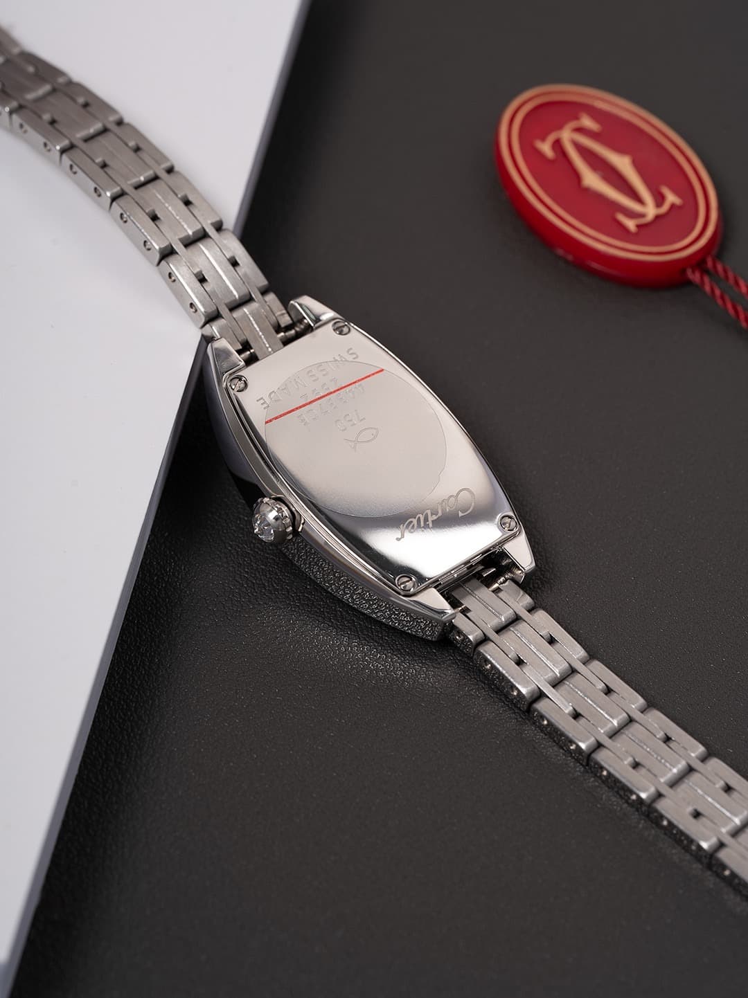 Cartier White Mini Watch