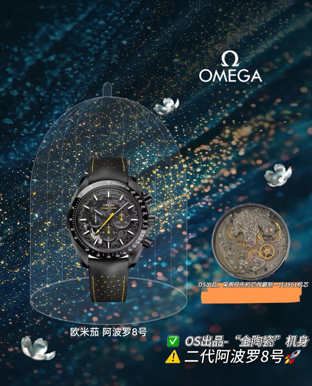 Omega Black Watch