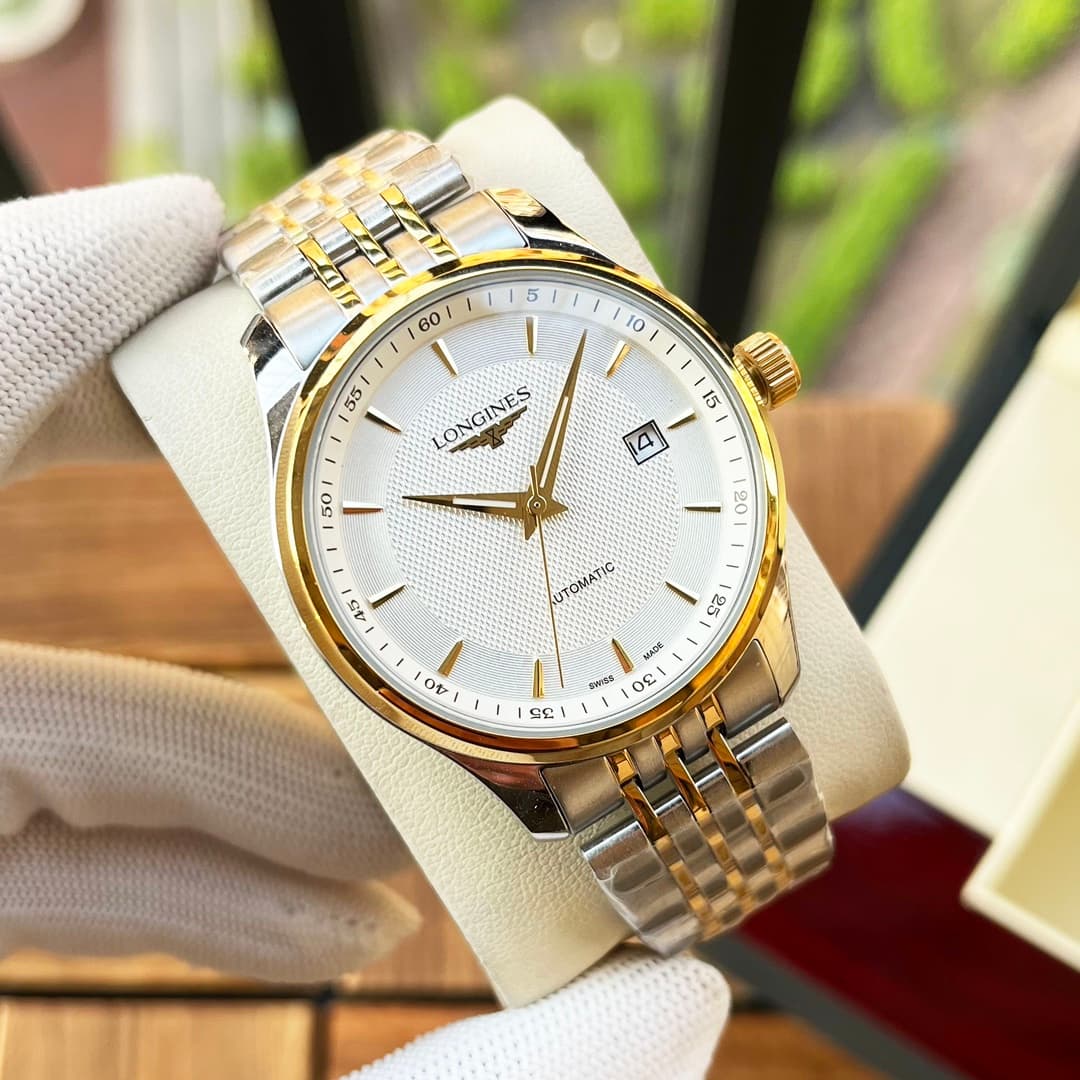 Longines White Watch