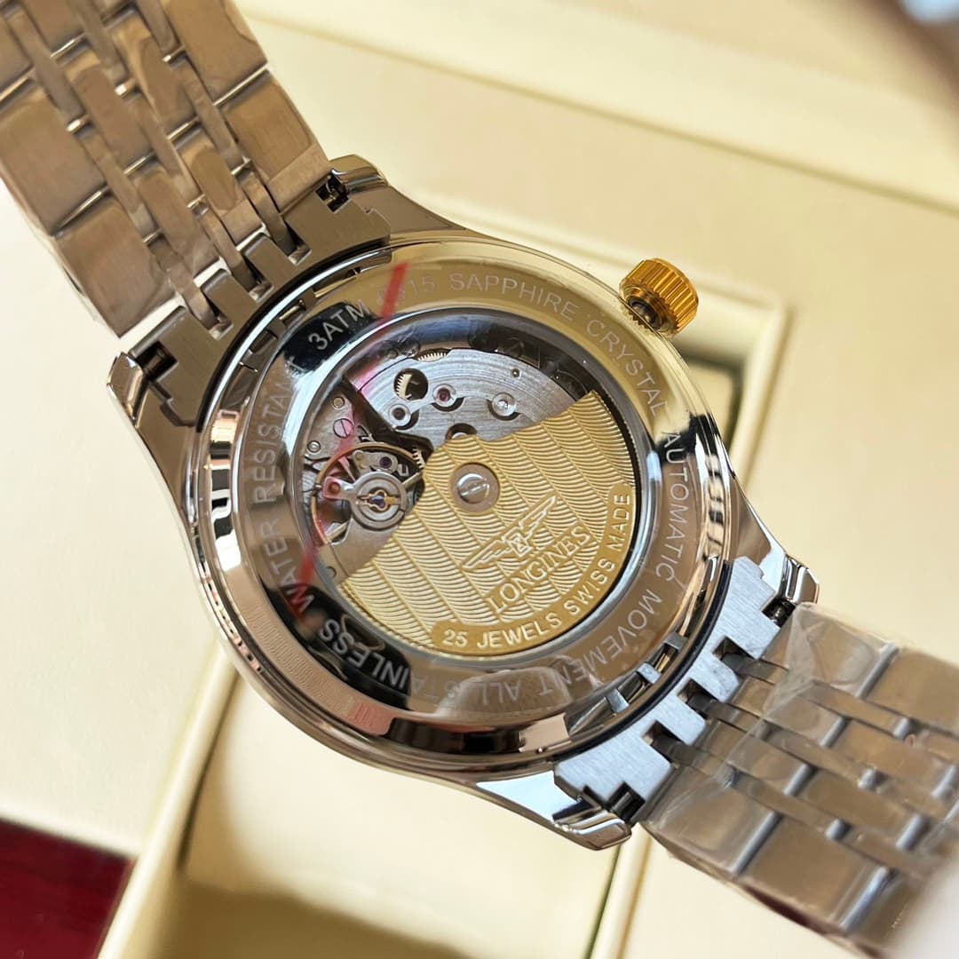 Longines White Watch