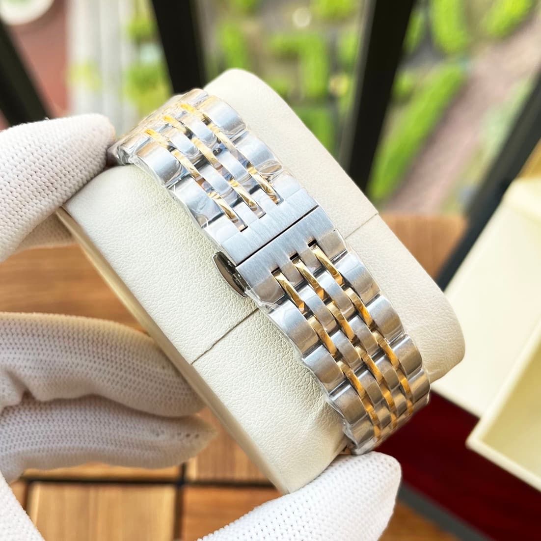 Longines White Watch