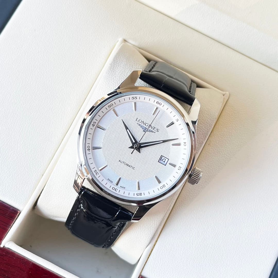 Longines White Watch