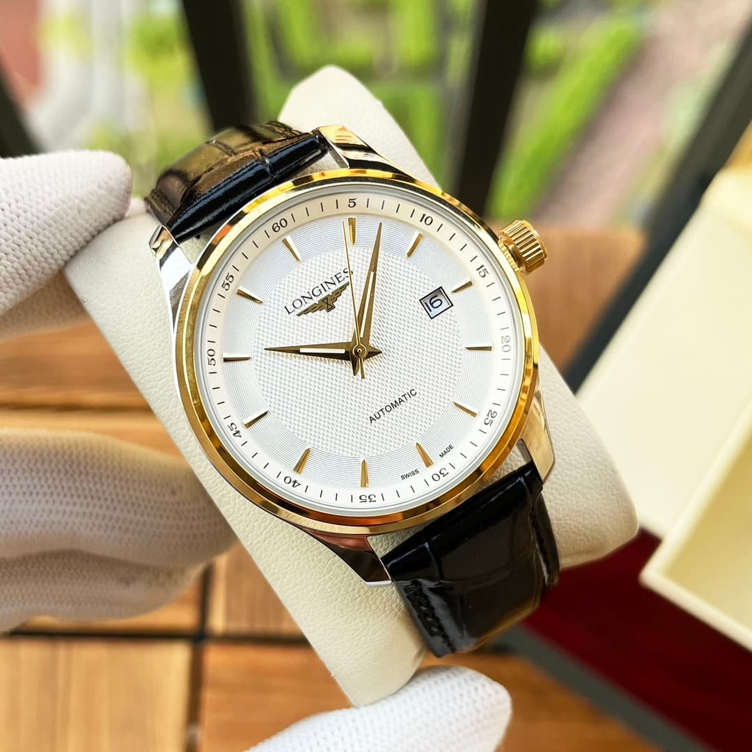 Longines White Watch