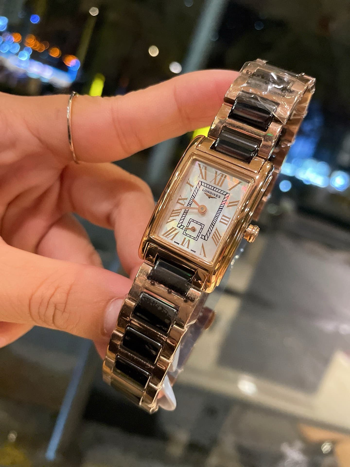 Longines White Watch