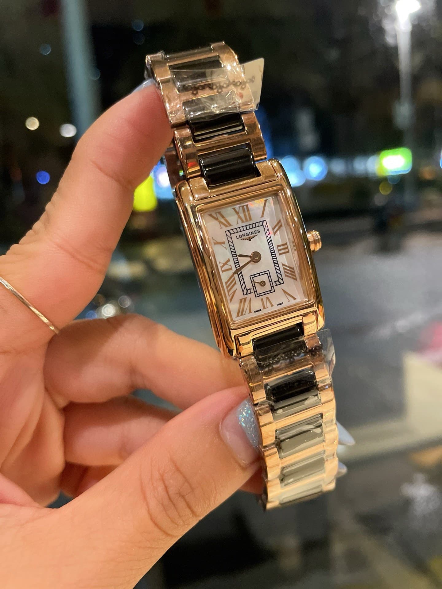 Longines White Watch