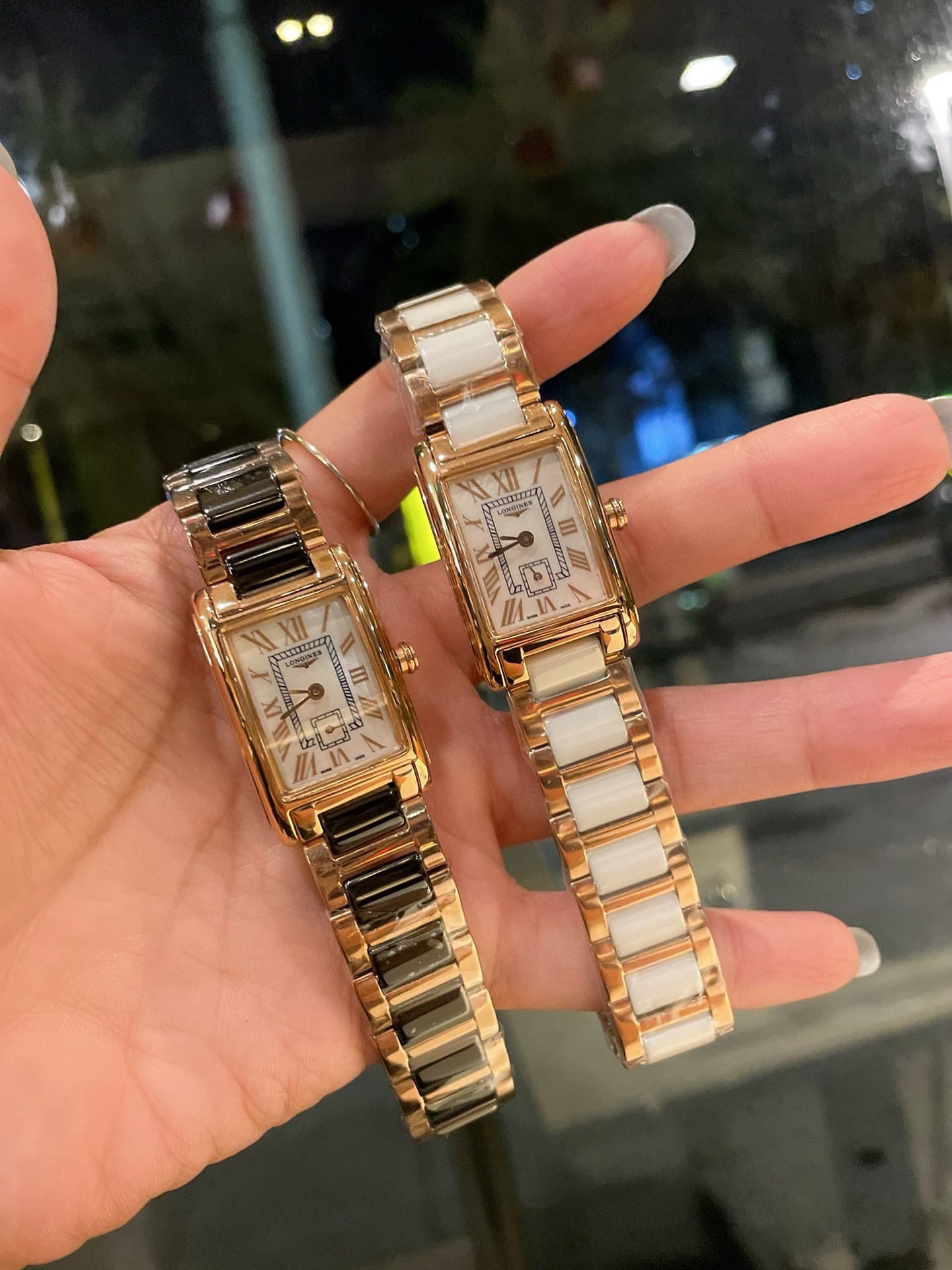 Longines White Watch