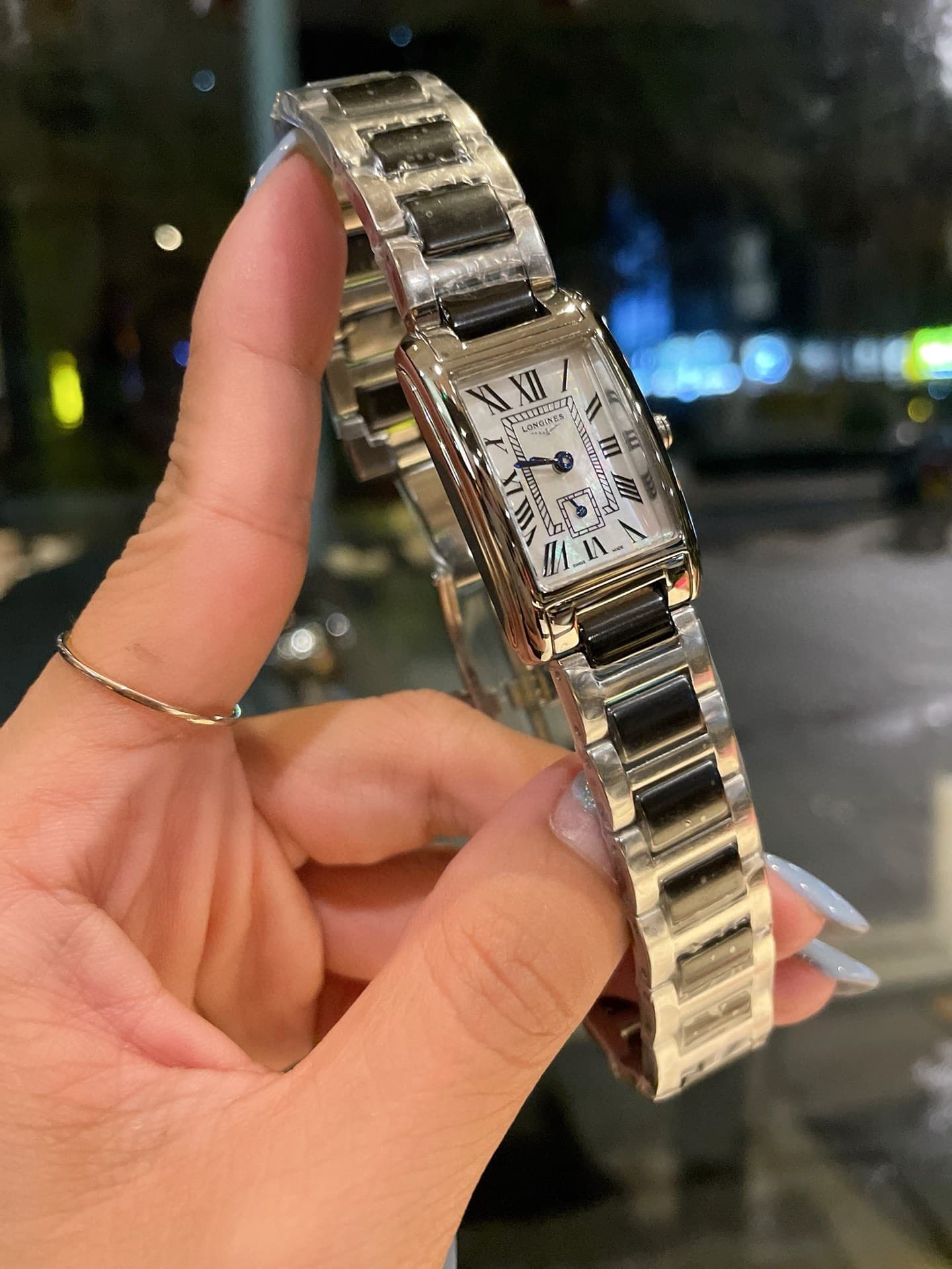 Longines White Watch