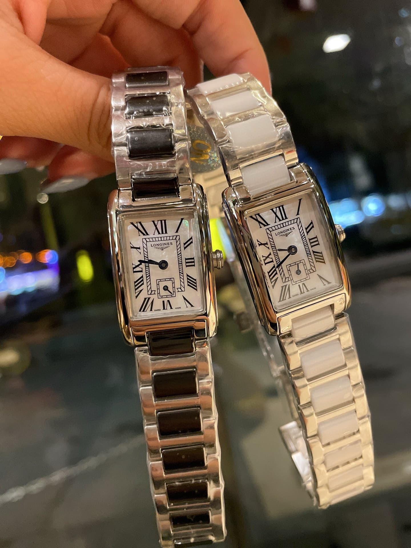 Longines White Watch