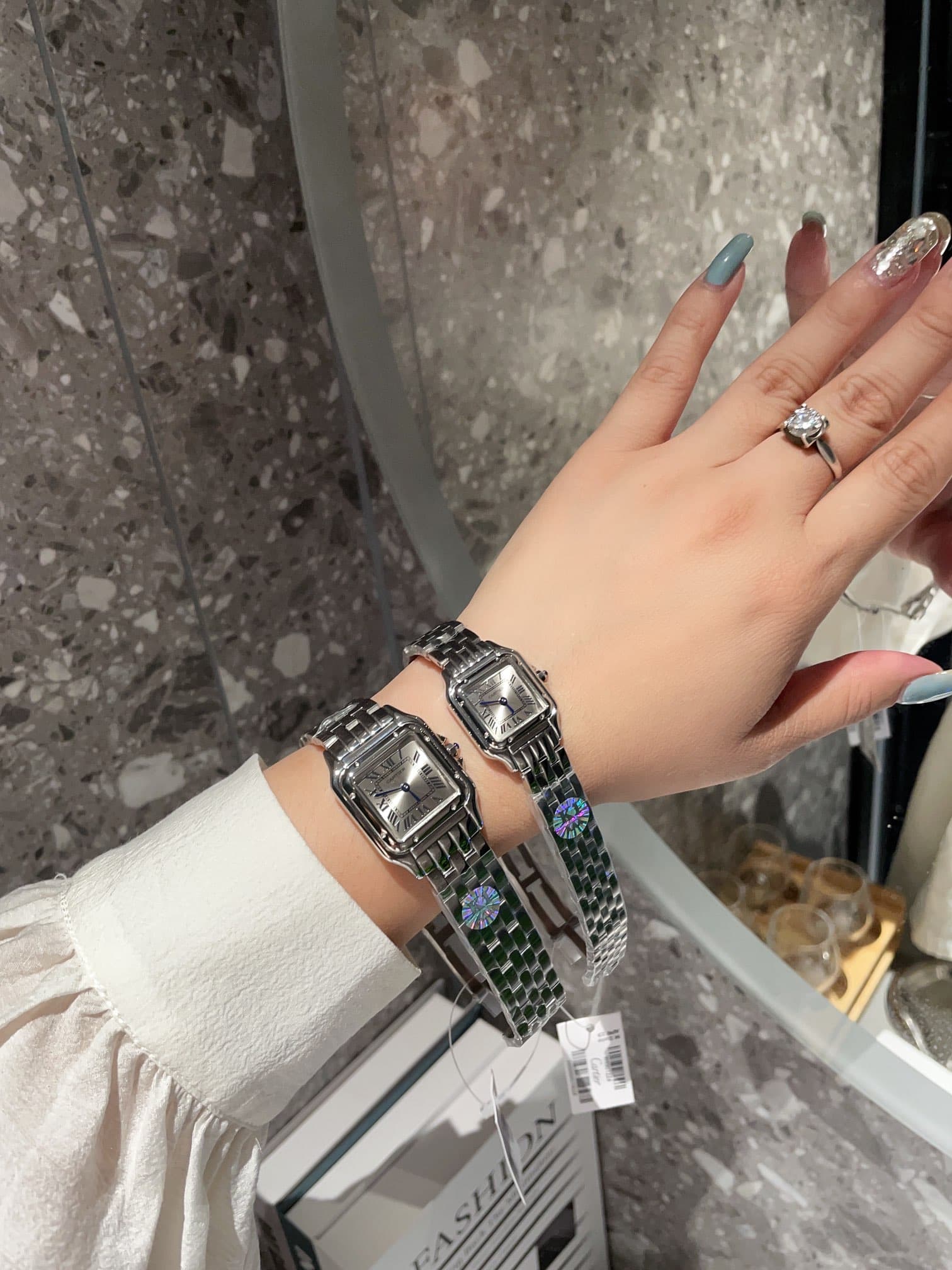 Cartier White Watch