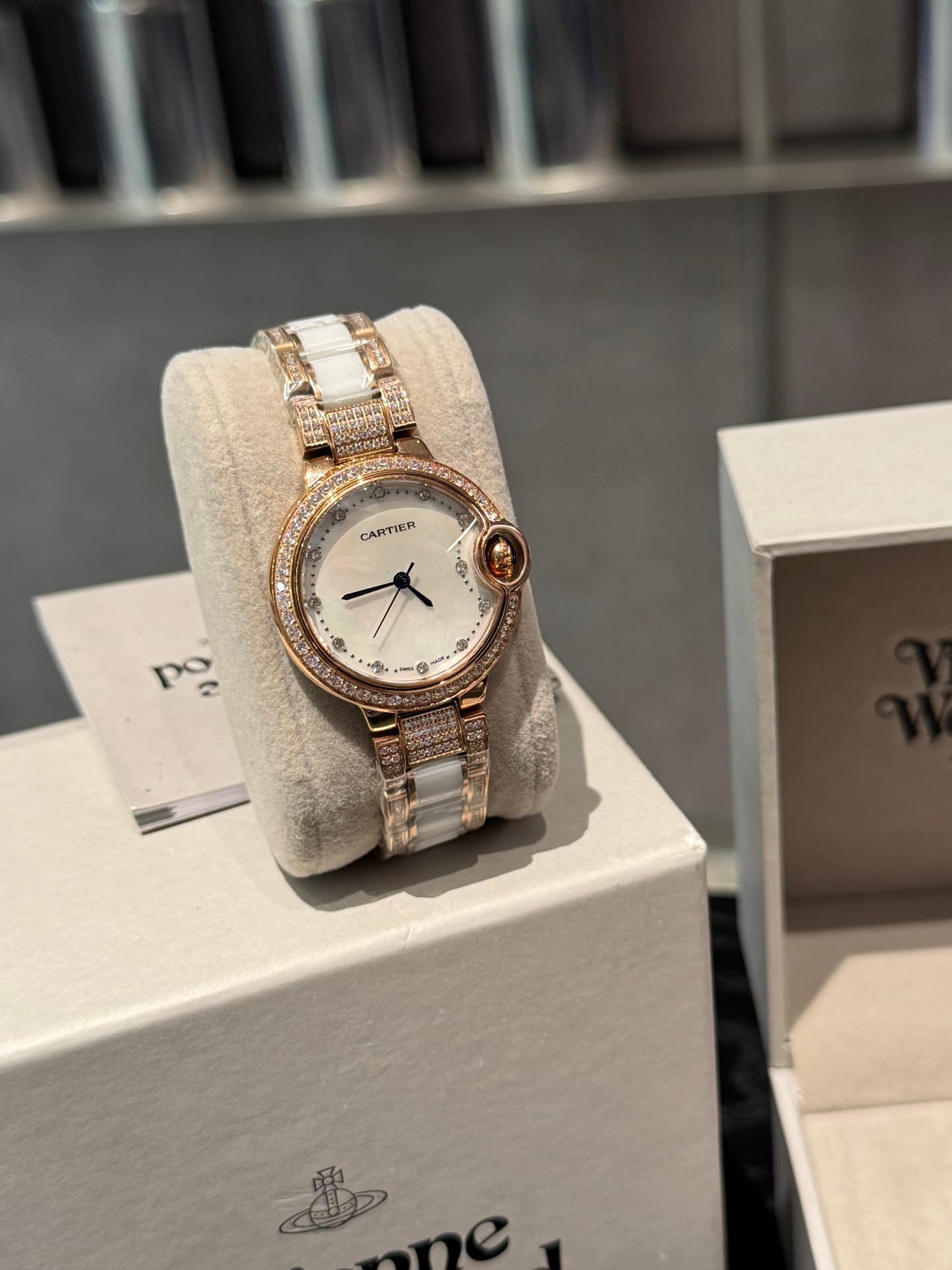 Cartier White Watch