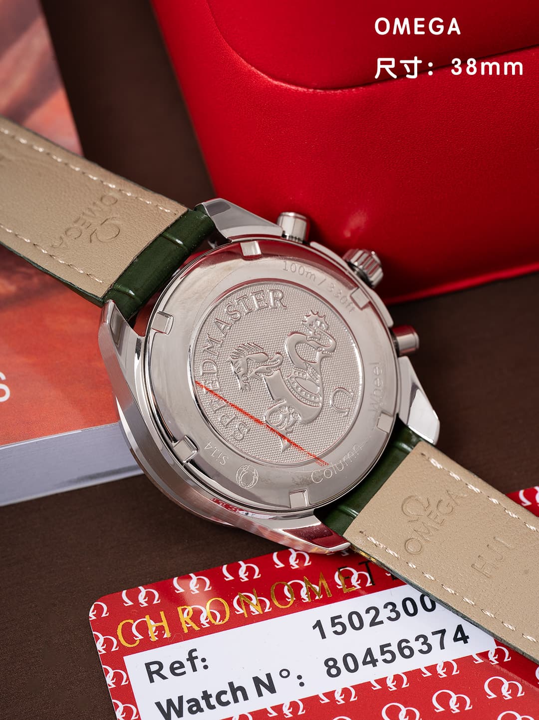 Omega White Watch